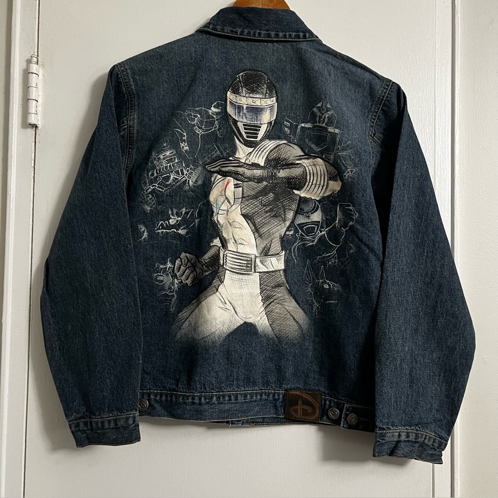 DISNEY Studio Power Rangers Denim Jacket - Size 10/12